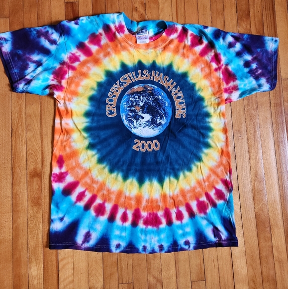 Crosby, Stills, Nash and Young 2000 band tshirt - Picture 2 of 6